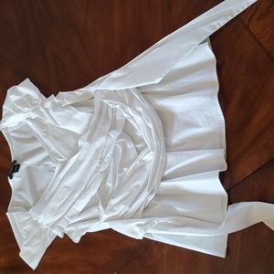 Ann Taylor Top White Size 14 used but great condition